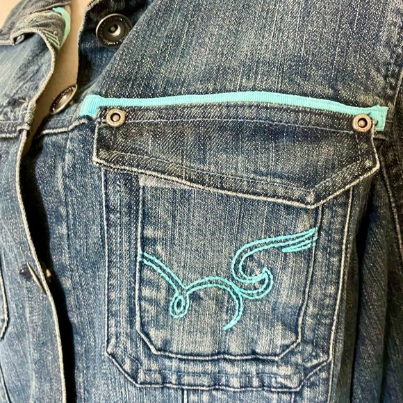 TCM Women’s Denim Blue Jean Jacket Sz 14/16 - Picture 2 of 4